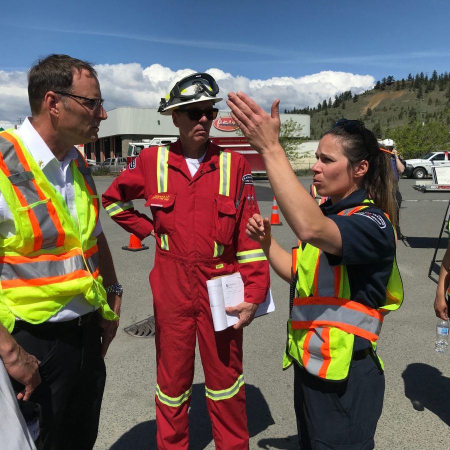 File-85 Ally on the scene for a full scale emergency management exercise.